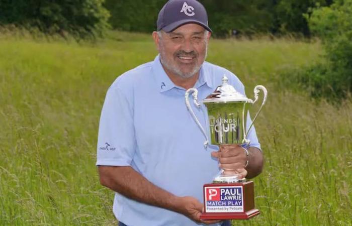 Ángel Cabrera won his first tournament after being released from prison