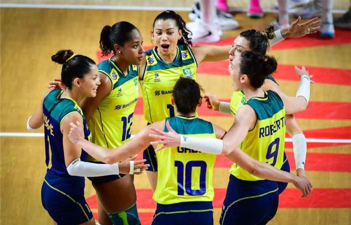Brazil undefeated in volleyball Nations League qualifier (f) (+Photo)