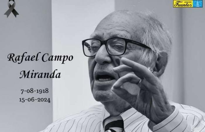 Rafael Campo Miranda, composer of “Pájaro Amarillo” died