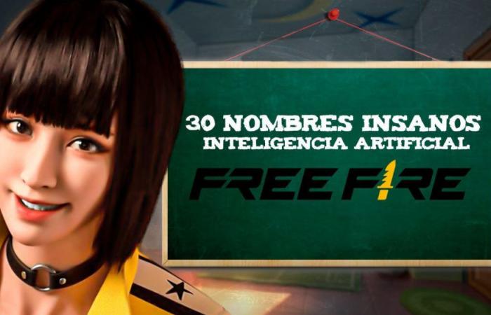 30 insane names for Free Fire created by Artificial Intelligence to scare you