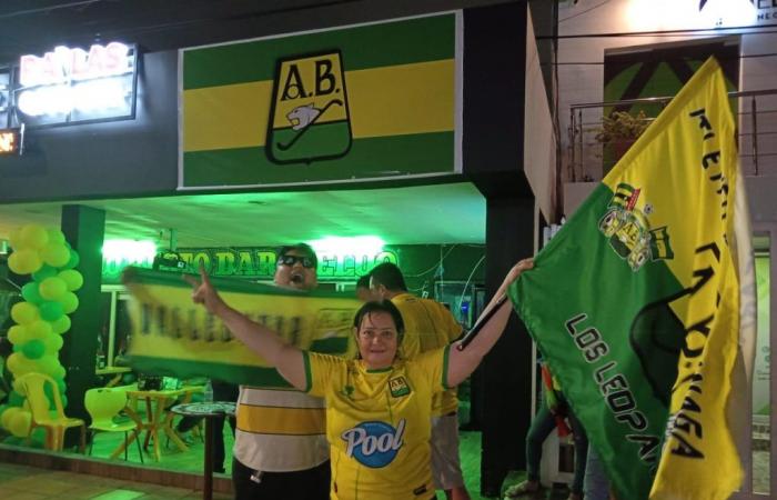 Bucaramanga fans in Valledupar celebrated their team’s first title