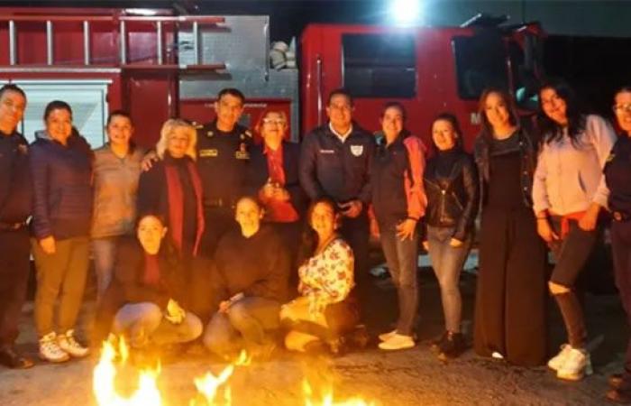Damas de Fuego leads social processes in the Tabio Fire Department, Cundinamarca