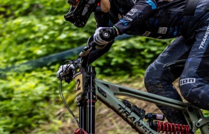 Mountain biker from Caldas was eighth today in the DH World Cup in Italy