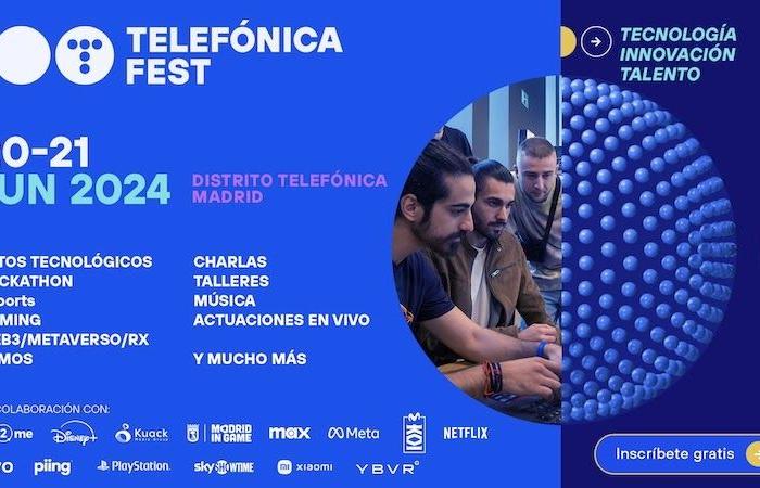June 20 and 21 at my house. Come to Telefónica.