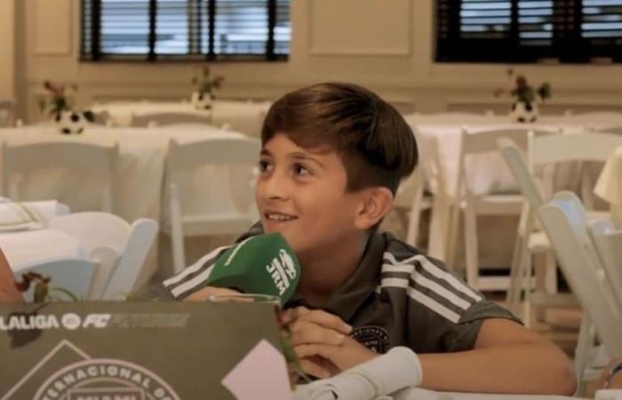 Thiago Messi gave his first interview and revealed who he dreams of playing with