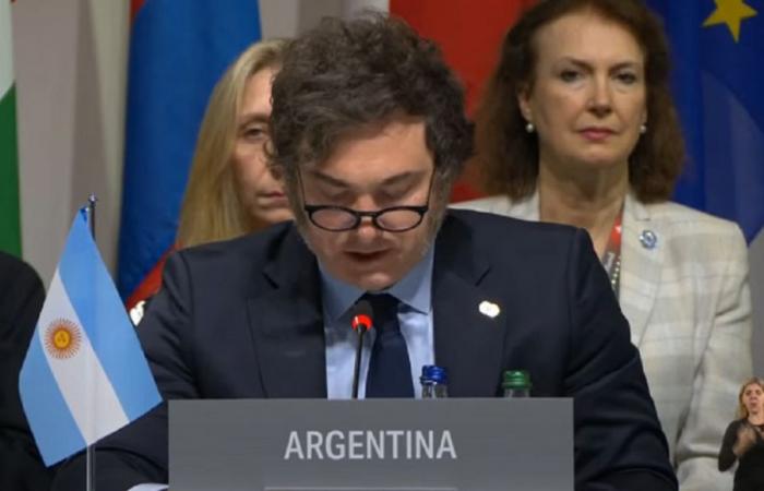 Javier Milei, at the Ukraine Peace Summit: There is a new Argentina