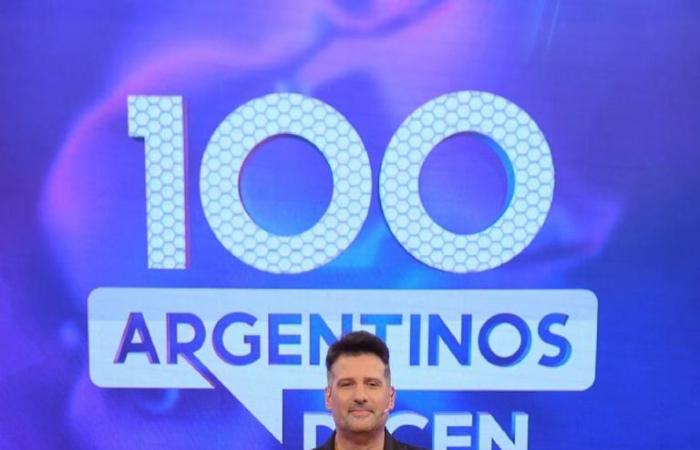 This was José María Listorti’s rating in his first week with “100 Argentinos Dicen”