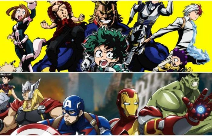 Comic book heroes have also made crossovers with manga characters