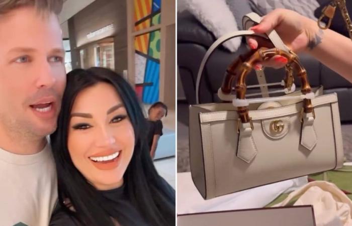 A Gucci bag! Eddy Borges surprises Heydy González with an unexpected gift