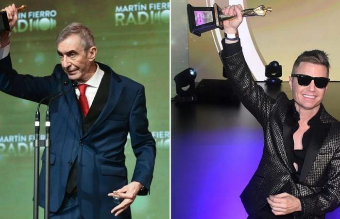 All the winners of the Martín Fierro de Radio 2024: Nelson Castro and Santiago del Moro took the Gold