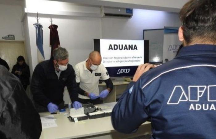 They stop a bus with more than six kilos of cocaine valued at 80 million pesos