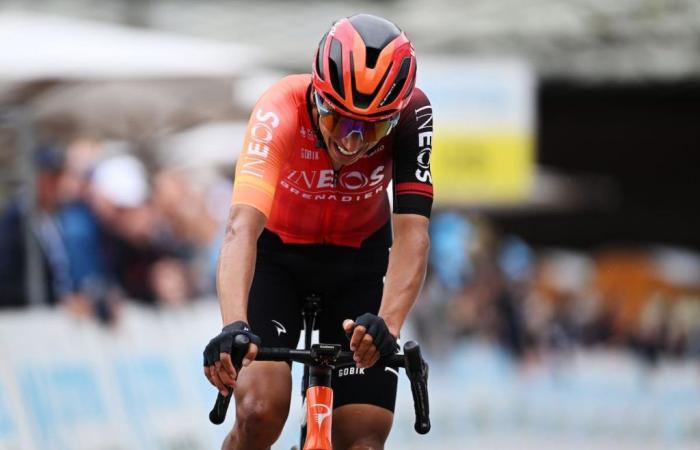 Egan Bernal lost his place on the podium in the last stage of the Tour of Switzerland