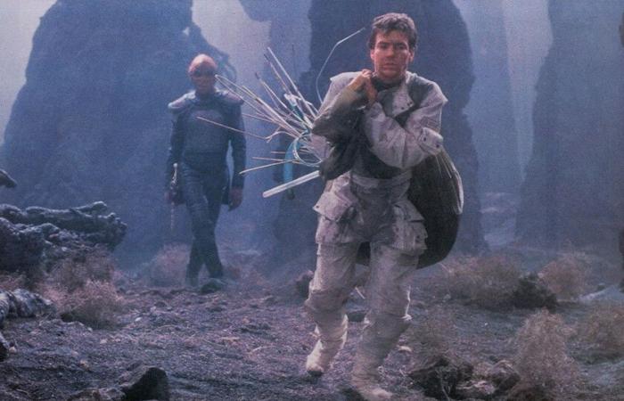A Star Trek screenwriter works on the remake of a legendary 80s science fiction film, Enemy Mine