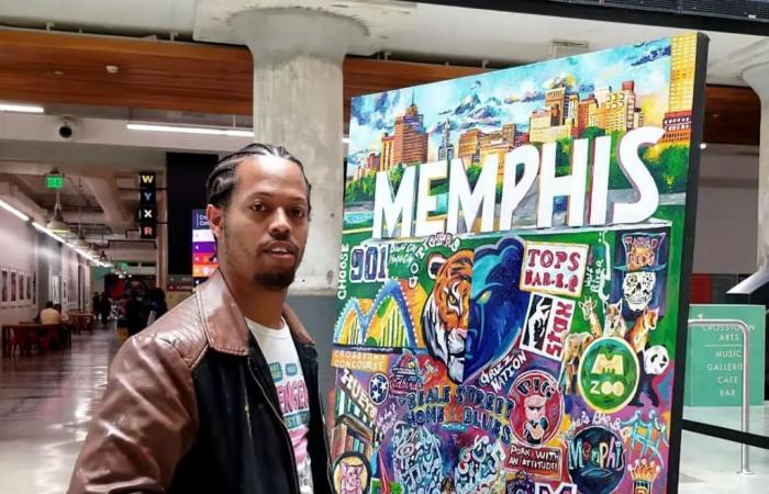 Local Artist Presents Painting that Captures the Spirit of Memphis