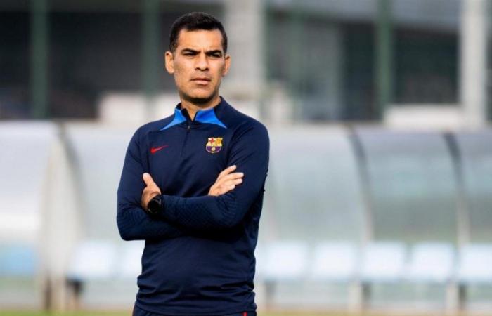 Barcelona B, directed by Rafa Márquez, one step away from promotion to the Second Division of Spain