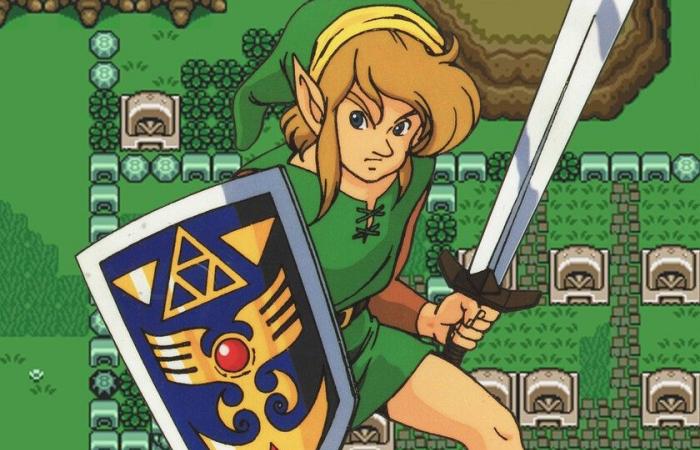 Link from The Legend of Zelda died and his grave is in Final Fantasy