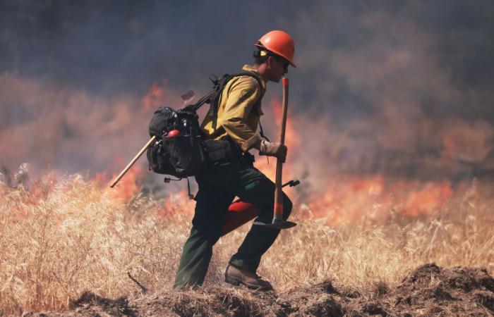 Post Fire: Wind and rugged terrain complicate the fight against the first major wildfire of the year in Los Angeles