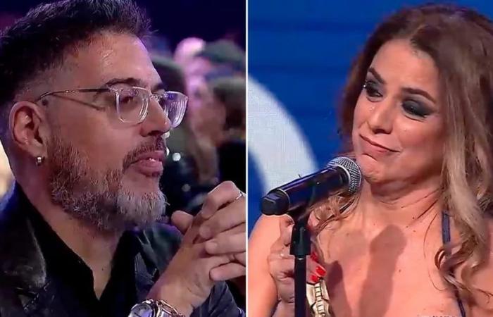 The awkward moment between Marina Calabró and Rolando Barbano: a tender dedication, a kiss on the forehead and an unexpected reaction