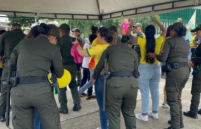 National Police committed to the reception of the Club Atlético Bucaramanga – CorrillosR