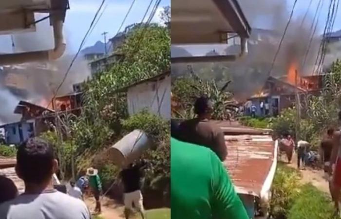 Tension in Cauca: FARC dissidents exploded drones and set fire to a house in Algeria