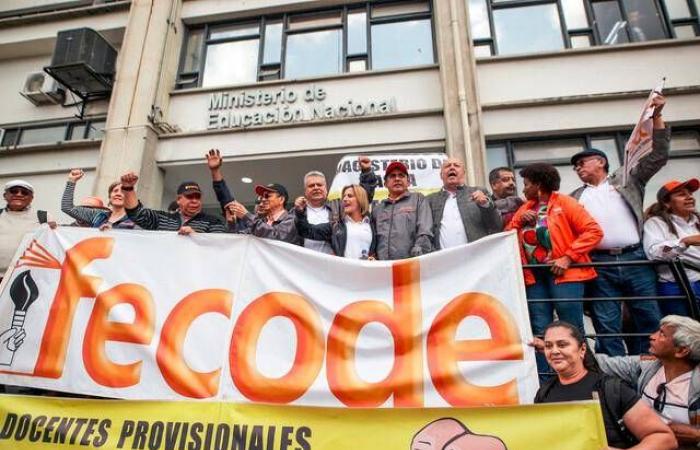 Fecode announces great mobilization in Bogotá against the education reform