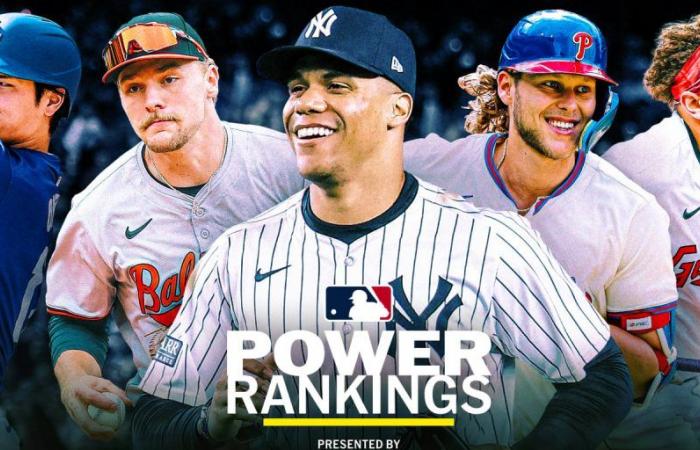Power Rankings, with notable parity in MLB right now