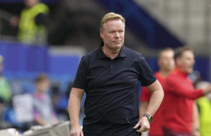 Euro 2024 | Ronald Koeman puts his finger in his nose and then in his mouth and causes rejection among Internet users
