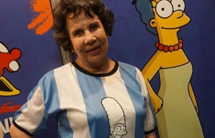 Nancy Mackenzie, the voice of Marge Simpson for Latin America, died
