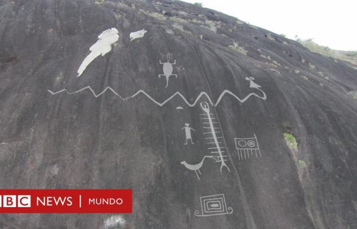 The enigmatic meaning of the engravings on the giant rocks of the current border between Colombia and Venezuela