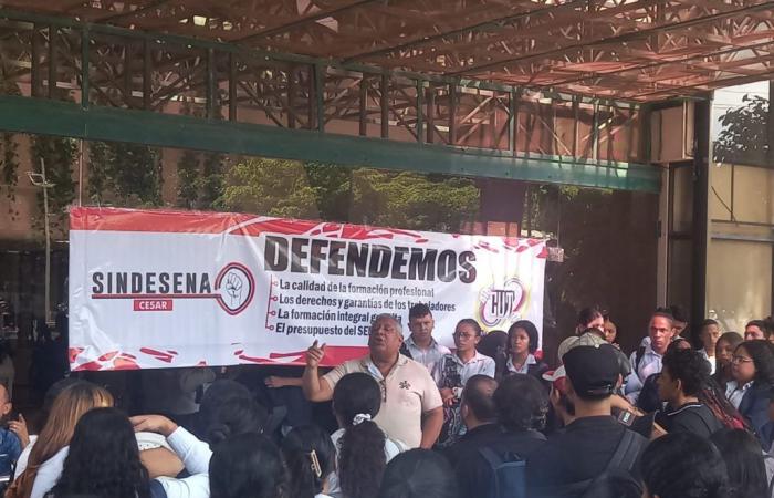 Cesar regional SENA workers union also rejects education reform project