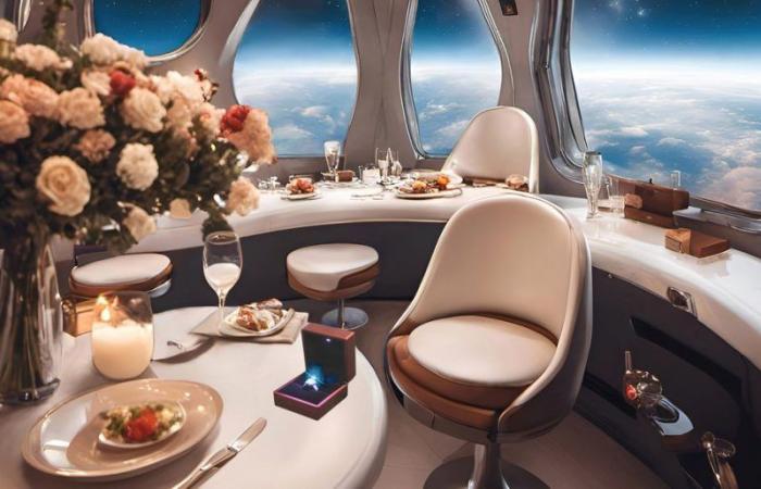 A romantic restaurant with a Michelin star chef will open in space at 35 km altitude