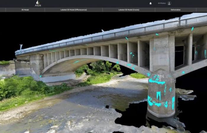 Safe bridges with the help of drones and artificial intelligence