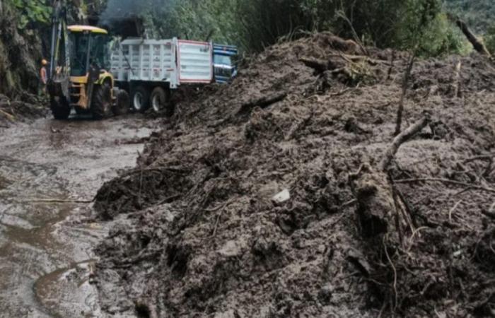 Risk of landslide endangers the Vuelta a Colombia passage through the Los Nevados PNN