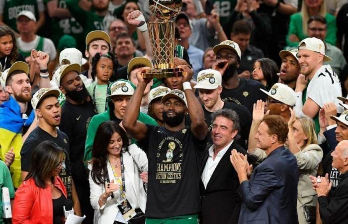 The Celtics defeat the Mavericks in game five and win their 18th NBA ring (106-88)