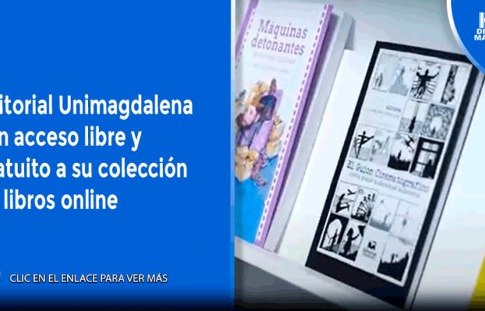 Editorial Unimagdalena with free access to its online book collection