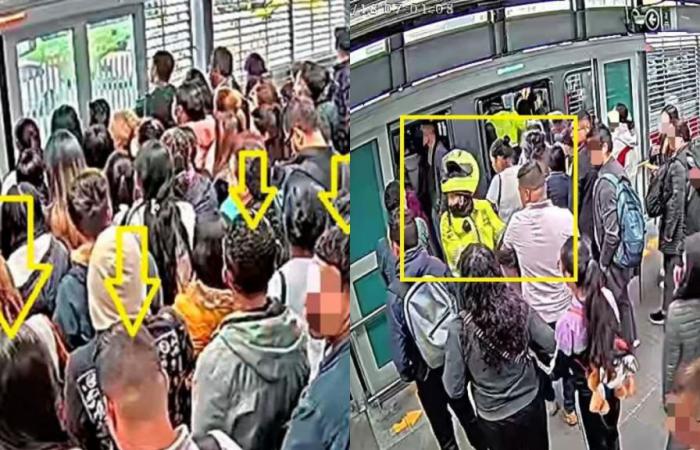 They captured five people in the TransMilenio: they were recognized for theft
