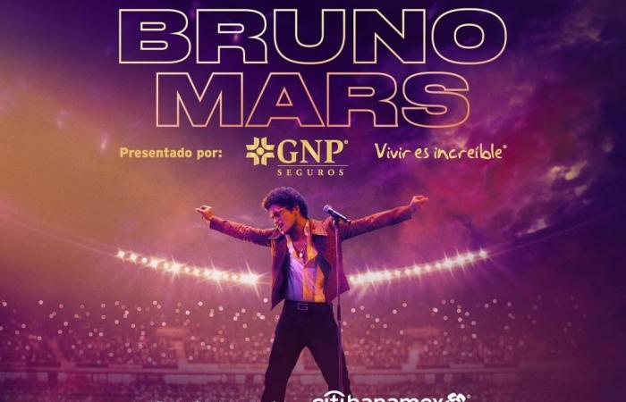 Bruno Mars announces concert in Mexico to inaugurate the GNP Seguros Stadium