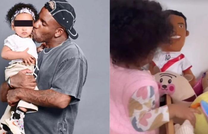 Jefferson Farfán shares a tender gesture from his youngest daughter Luana: “I love you, daughter”