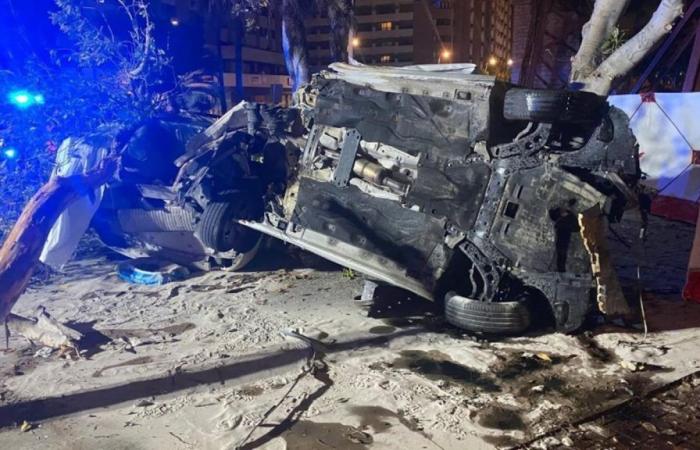 Tragedy in Almería: two young people die in a car accident and the driver tests positive for alcohol and drugs