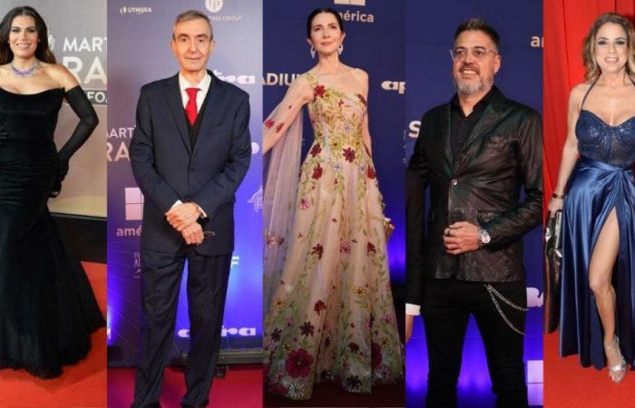 The looks of the celebrities on the red carpet of the Martín Fierro de Radio 2024