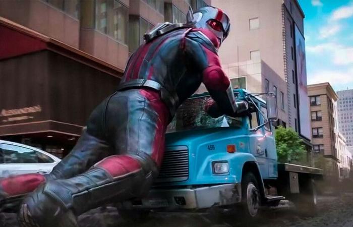 If you stop Ant-Man and the Wasp at minute 33:09 you will see a nod from Marvel Studios to The Matrix twice