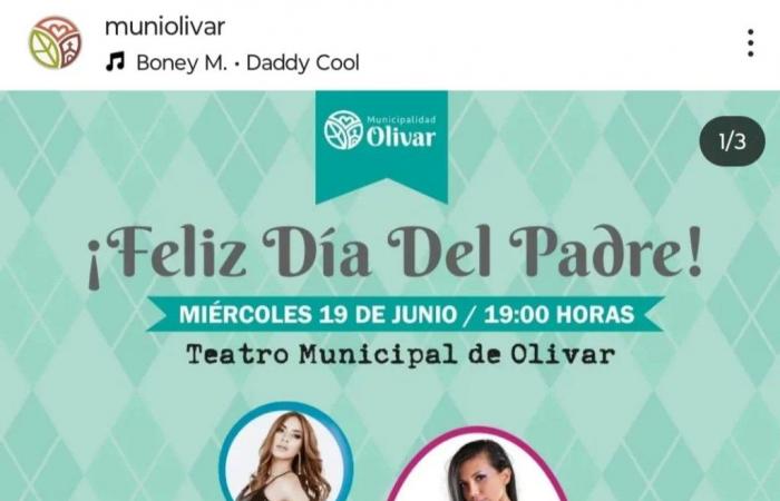 They denounce that the Municipality of Olivar (RN) will hold a Father’s Day event with vedettes