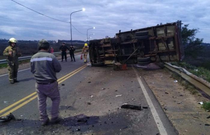 Multiple accident at the access to Concordia on Avenida Frondizi – Diario Junio