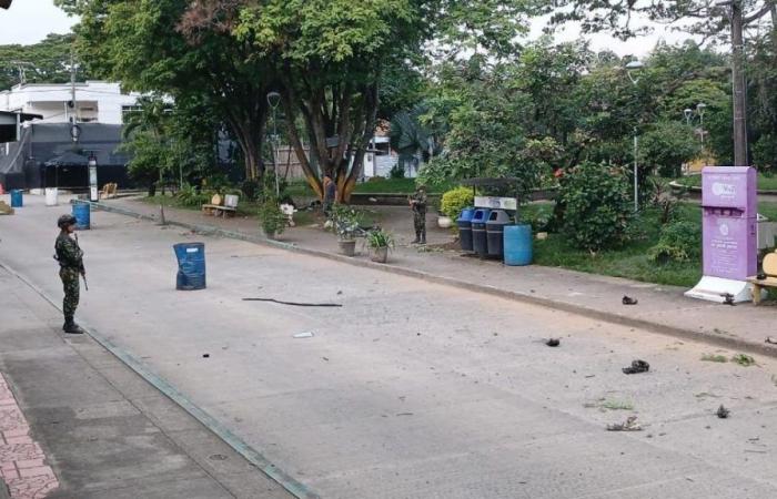 strong explosion and shots in the town of Robles in Jamundí; new attack on the police