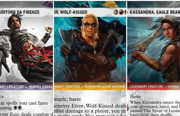 Magic: The Gathering will have a collaboration with Assassin’s Creed and presents its first cards