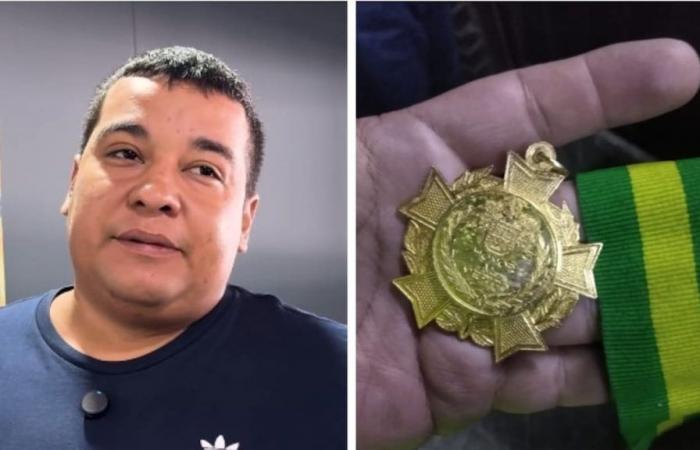 Subject who stole a medal from a Bucaramanga player came out to apologize