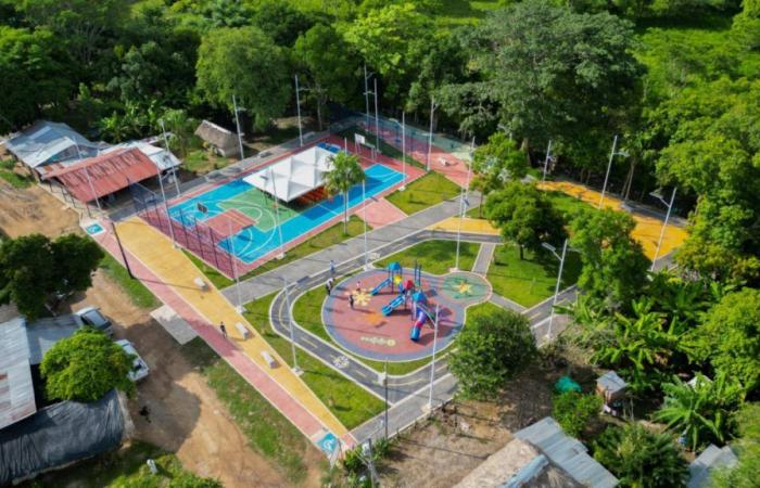 Recreational sports park delivered in Curumaní, Cesar