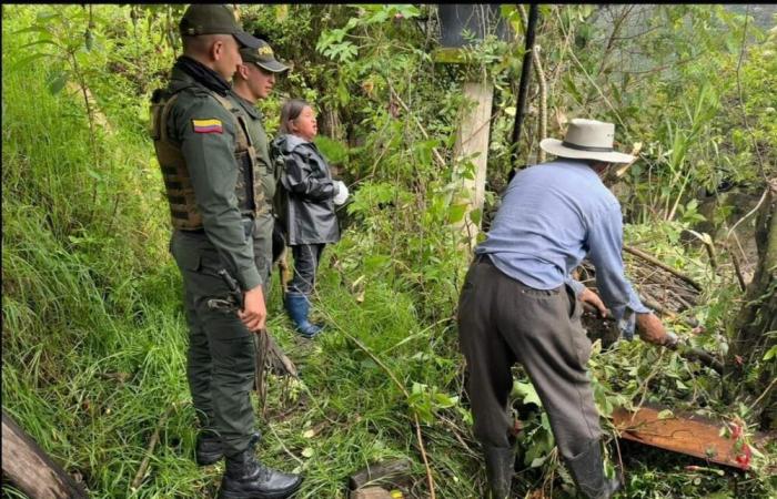 Operation of the Boyacá Police during the previous week.