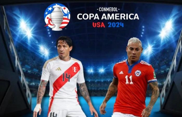 What channels broadcast Peru vs Chile: great match on date 1 of Group A of Copa América 2024