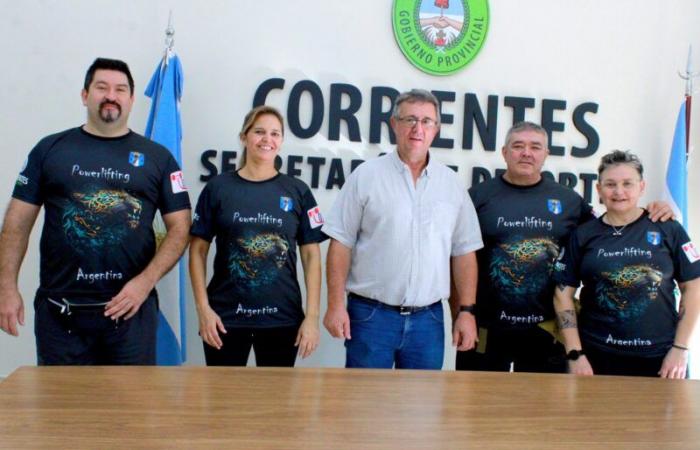 Corrientes weightlifters get ready for the Argentine Powerlifting Championship